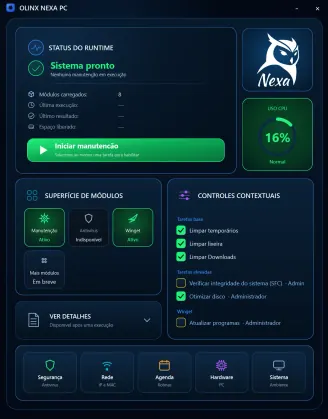 Olinx Nexa PC application preview
